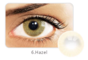 Los lentes Hazel ofrecen un tono avellana radiante. Su diseño de nueva colección crea una mirada clara, cálida y natural para lucir bella en todo momento.