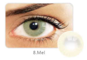 Los lentes Mel ofrecen un tono verde miel radiante. Su diseño de nueva colección crea una mirada clara, cálida y natural para lucir bella en todo momento.